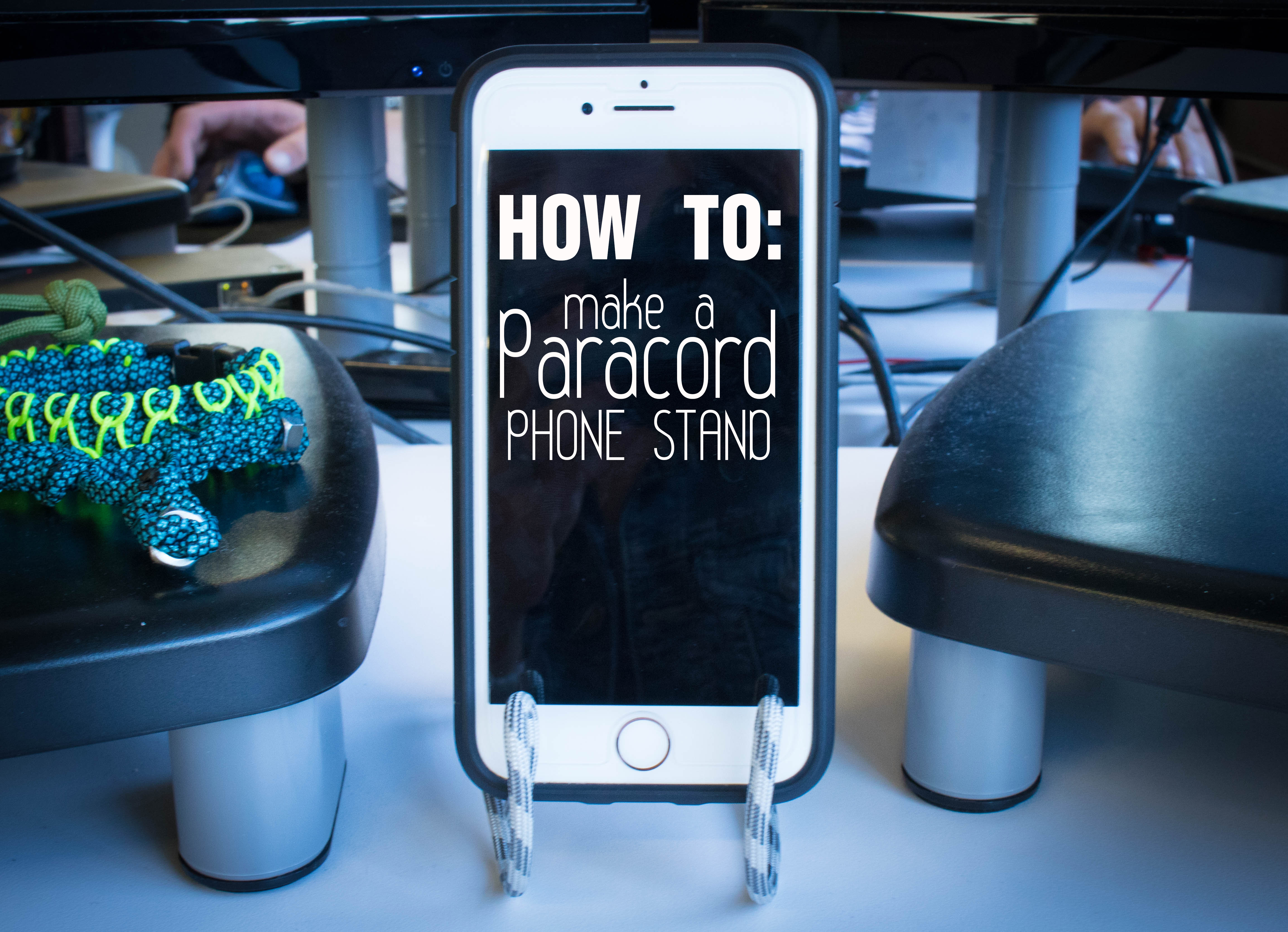 How to Make a Paracord Phone Stand