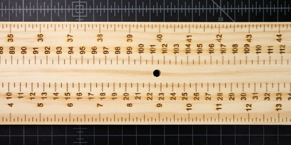 jig with ruler