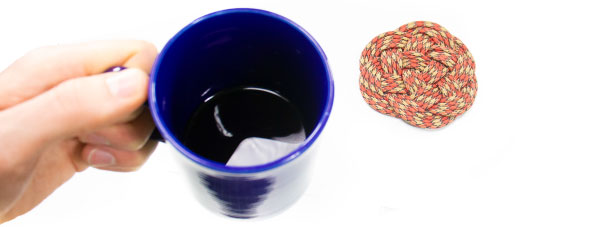 paracord coaster