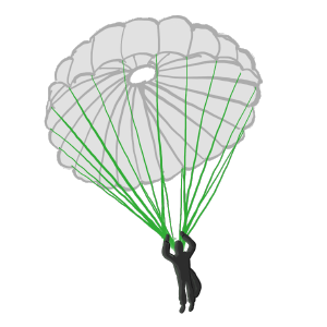 paracord paratrooper