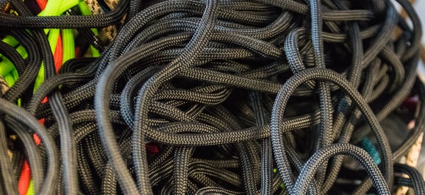 Pile of paracord