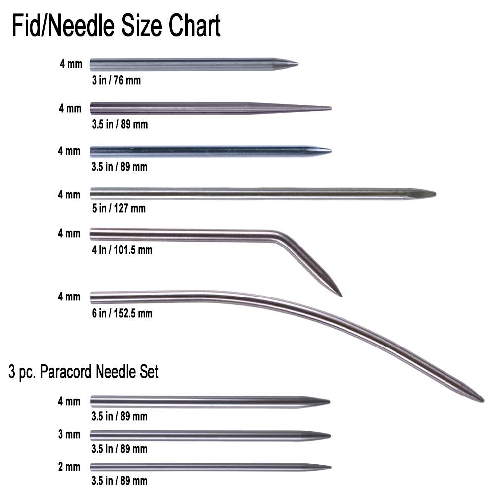 Fid Size Chart
