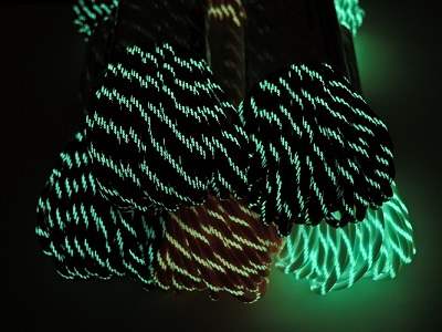 Paracord with Glow in the Dark Tracers