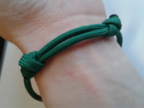 Green Paracord Bracelet