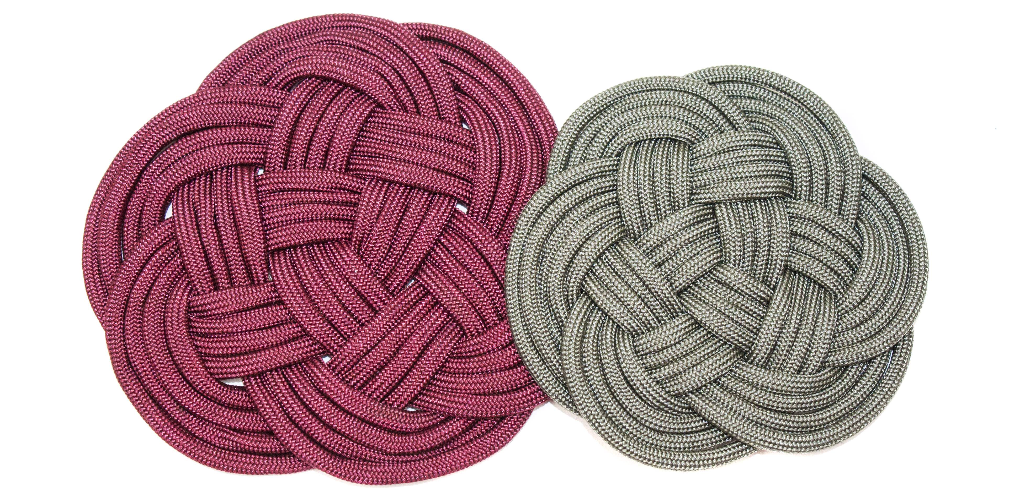 Paracord Turk's Head Coaster