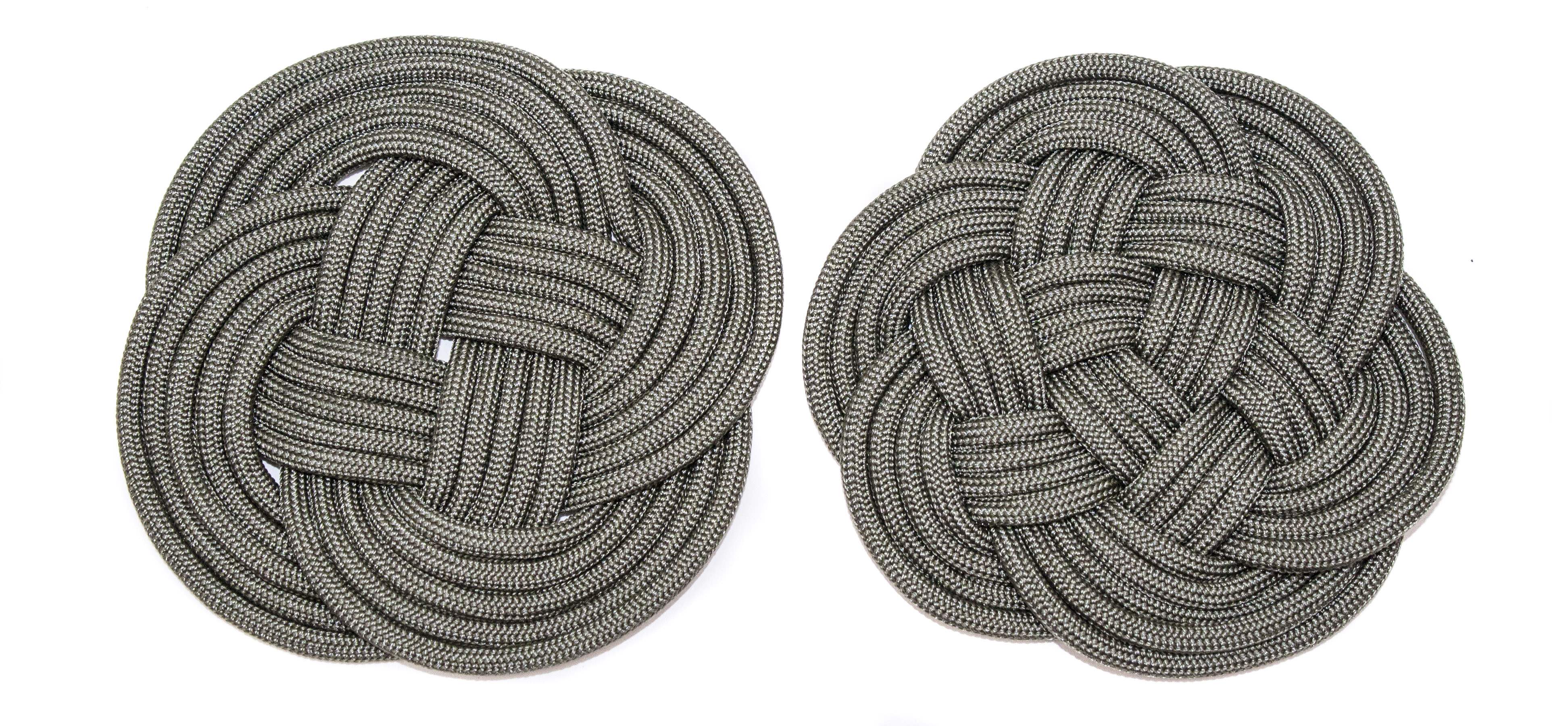 Paracord Turk's Head Coasters