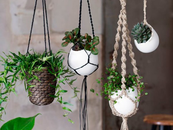 modern macrame for interior decorating