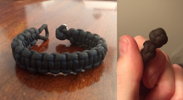 Monkey fist bracelet