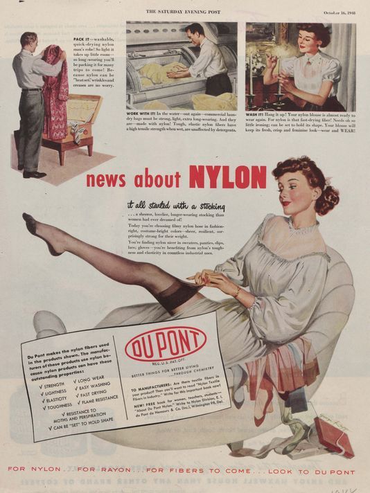 revolutionary! nylons in magazine
