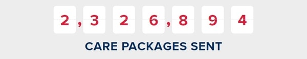 Operation Gratitude care package numbers