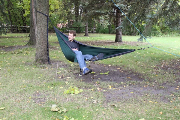 Sitting in the Hammock