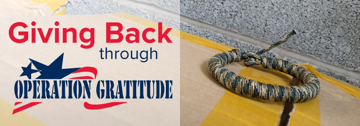 Make Paracord Bracelets for the Military with Operation Gratitude - Paracord  Planet