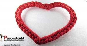 Paracord Heart Decoration