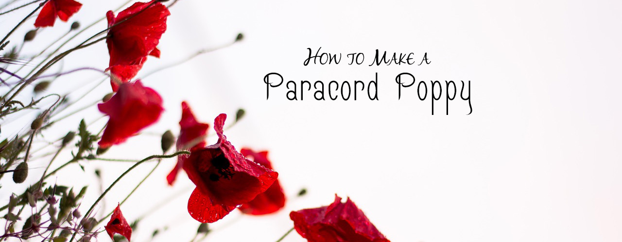 How to make a paracord poppy