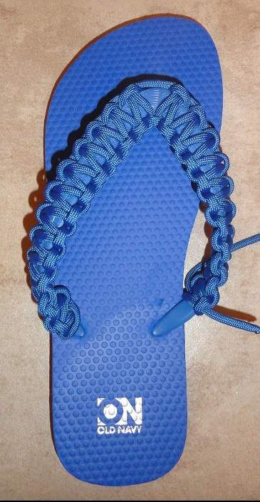 Paracord flip flop sandal