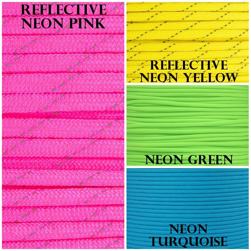 Neon Paracord Colors