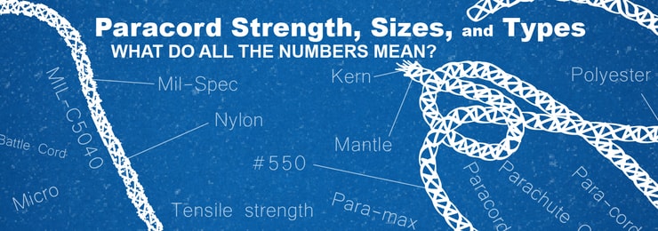 Paracord Strength, Sizes and Types