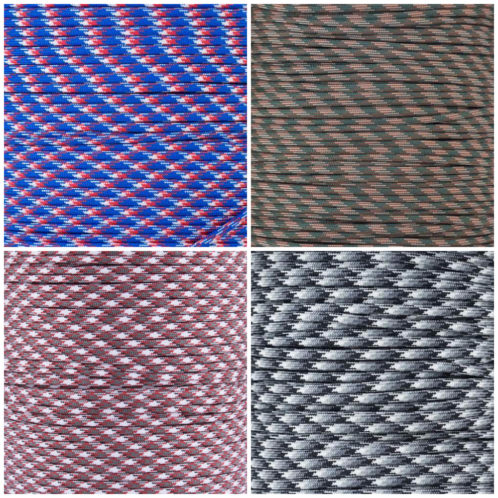 USA Theme 550 Paracord Colors