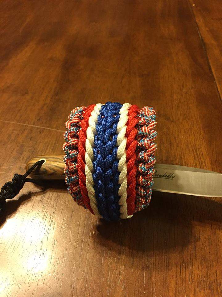 Patriotic Paracord Bracelet