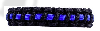 This Blue Line Paracord Bracelet